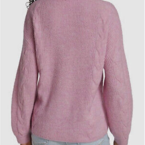 Wool blend Pink crew neck sweater - Picture 7 of 8